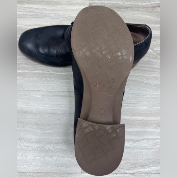 Dansko Livie Slip On Burnished Leather Saddle Loafer Women's Size 38 - Picture 10 of 13